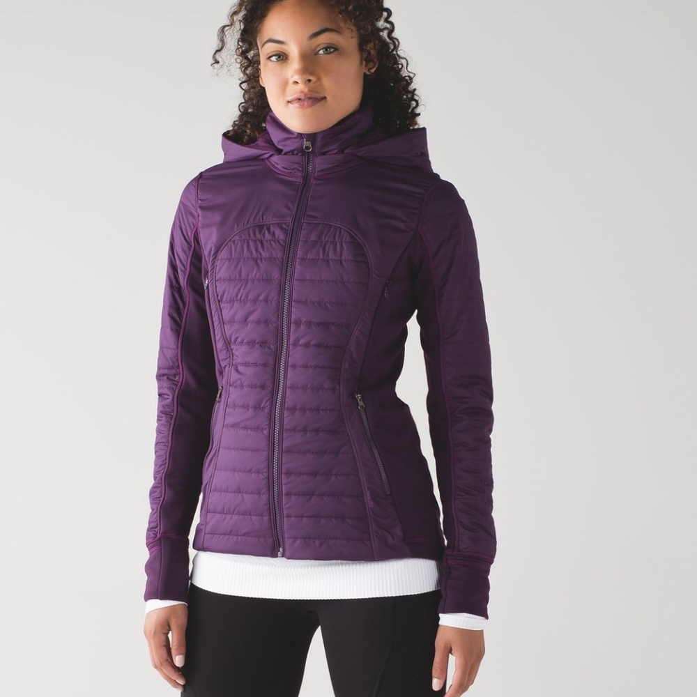 Lululemon First Mile Jacket - Darkest magenta